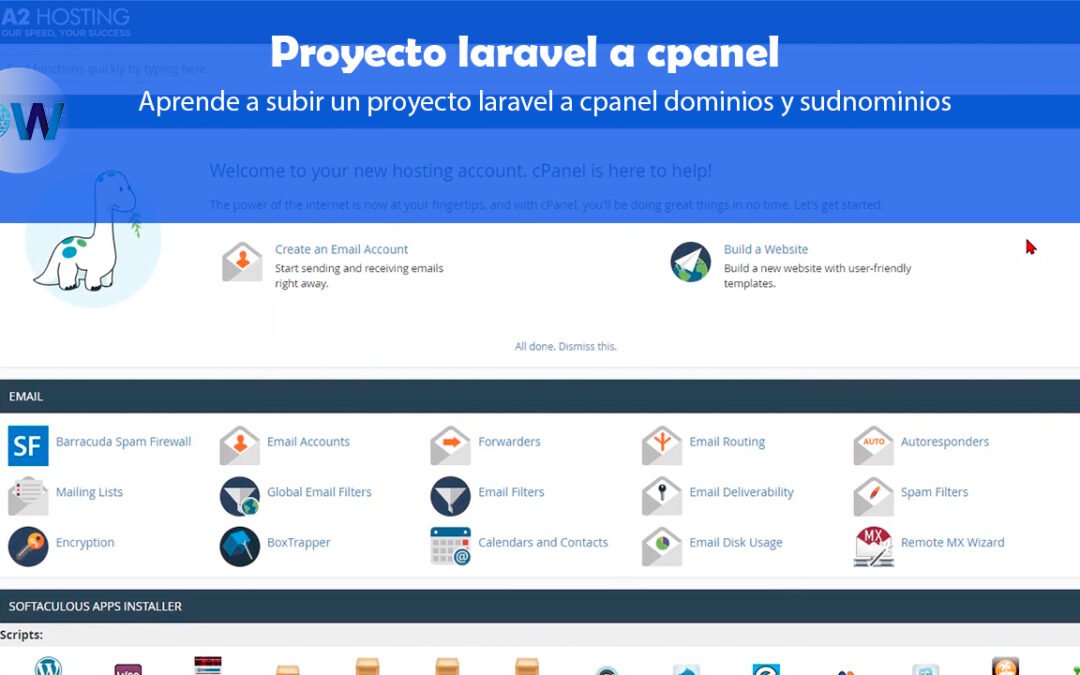 Como subir un proyecto Laravel a Cpanel – Dominios y Sub Dominios