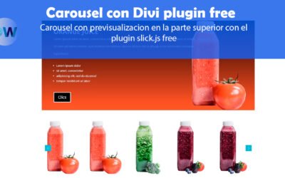 Carousel con Divi plugin free